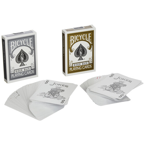 MMS Cards Bicycle Gold and Silver Back Set - Trick