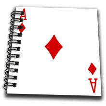 3dRose db_76550_3 Pik Ass der Spielkarten-Roter Diamantenanzug-Geschenke für Karten Spieler