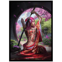 Fantasy North - Butterfly - 100 Texturerade Matte TCG Kortfickor - Passar MTG Commander Pokemon