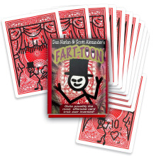 Fart-Toon Deck Bicycle by Dan Harlan & Scott Alexander - Funny Magic Trick Prank Magic Deck, Flipbook Animated Playing Card Reveal, Unique Playing Car