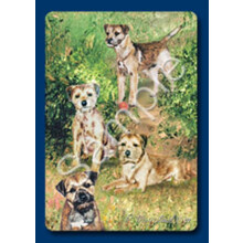 Border Terrier Spielkarten von Ruth Maystead (BOR-PC)