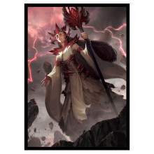 Fantasy North - Oromaiya - Prästinna av Wurm - 100 Släta Matt TCG Kortfickor - Passar Magic MTG Commander