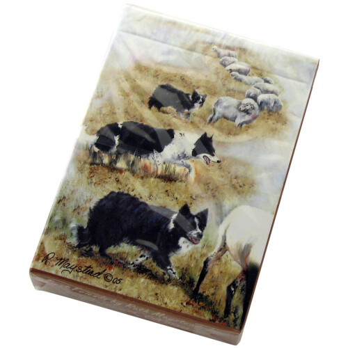 Border Collie Spielkarten