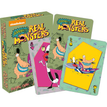 Aquarius Aaahh!!! Real Monsters Spielkarten, Multicolor, 3"