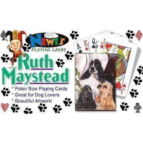 Beste Freunde Spielkarten, von Ruth Maystead - Cocker Spaniel