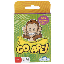 Outset Media Go Ape! Reiskaartspel voor Kinderen - Twist op Go Fish - Voer Aap Beeld uit - Leeftijd 4 en Ouder
