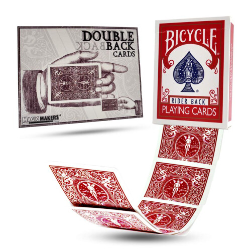 Magic Makers Bicycle Red Double Back Deck