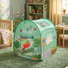 Pacific Play Tents Gewächshaus Pop-up Zelt (60830) - Für Innen/Außen, Spielhaus für Kleinkinder