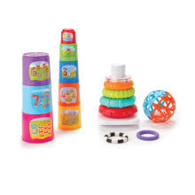 Kidoozie - Little Learner's Trio - Baby Activity Toy for Early Learning, Sensory Play and Motor Skills, Ages 6+ Months