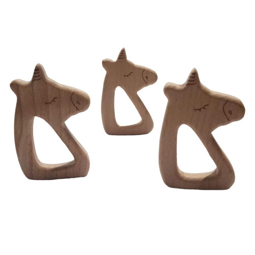 Arakierst 5-pack Bokträ Häst Montessori Leksaker Heminredning