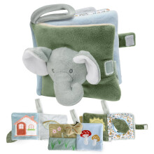 haakaa Zachte Babyboeken met Spiegel, Sensorische Krinkelboeken voor Baby's 0-12M