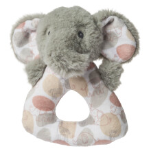 Mary Meyer Zachte Ring Baby Rammelaar, 5-Inch, Grijze Kalahari Olifant