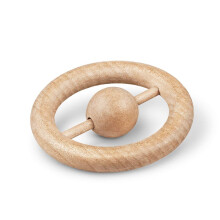 Kay Bojesen Baby Rammelaar | Onbehandeld Beuken | 8,4 cm Diameter