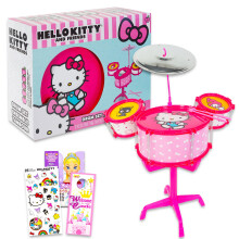 Hello Kitty Speelgoed Drumstel voor Meisjes - Hello Kitty Instrumentenbundel