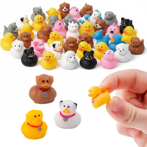 Fun Express Patitos de Goma Micro Perro - Paquete de 24