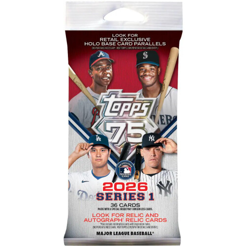 Topps 2026 Topps Serie 1 MLB Baseball Fat Pack