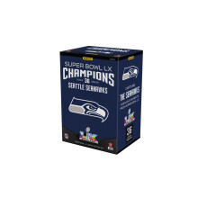 Panini Super Bowl LX Kampioenen Seattle Seahawks Ruilkaarten Set, 36 Kaarten, Beperkte Editie, NFL Licentie