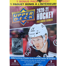 2020/21 Upper Deck Extended Series NHL Hockey Blaster Box - 7 Packs - 8 Cards per Pack