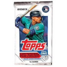 2023 Topps Series 1 Honkbal Blaster Box Waarde Pakket - 1 Pakket - 14 Handelskaarten - Zoeken naar Exclusieve Herdenkings Teamlogo Patch Kaarten