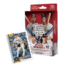 2026 Topps MLB Serie 1 Honkbox | 59 Kaarten | Zoek Exclusieve Diamante Basis Kaart Parallelle