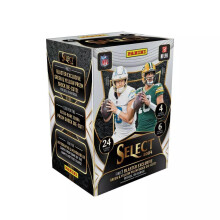 Panini 2024 NFL Select Voetbal Trading Card Blaster Box (Groen & Geel Prizm Shock Die-Cuts)