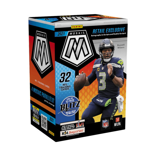 2021 Panini Mosaic NFL Voetbal Blaster Box 32 Kaarten