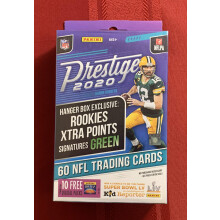 Fabrieksverzegeld 2020 Prestige NFL Hanger Box - 60 NFL Ruilkaarten