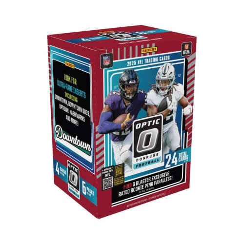 2025 Panini Donruss Optic Football Blaster Box (Roze Parallel)