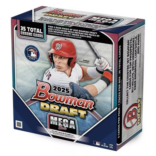 2025 Topps MLB Bowman Draft Baseball Trading Card Mega Box