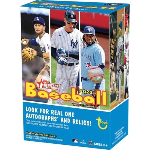 2022 Topps Heritage Blaster - 72 Honkbalkaarten per Doos