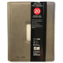 Album Ultra Pro Premium PRO-BINDER en cuir synthétique 9 poches avec fenêtre centrale