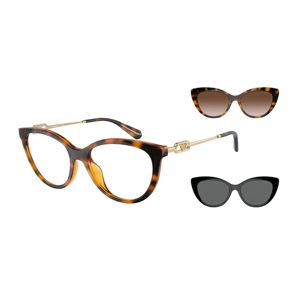 Emporio Armani , Sunglasses, Female, Black, 53 Mm, Clip Sunglasses - Image 5
