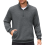 Herren Pullover mit Reißverschluss Waffelstruktur Slim Fit Elegant Stilvoll Grau XXL — strickpullover herren 1