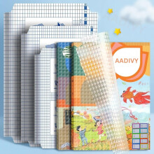 Aadivy 30 Stück - 3 Größen - 10 pro Größe - Transparente Buchumschläge