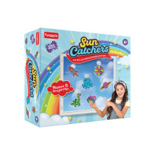 Funskool Handycrafts Sonnenfänger, 6 Attraktive Designs, Bastelset Für Kinder, Ab 6 Jahren
