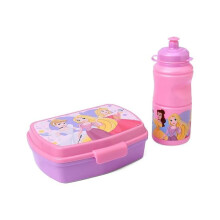 Set Cadeau Lunch Box Et Bouteille Disney Princess 2 Pièces | Isolé Et Étanche | Idéal Pour École, Voyage, Pique-niques