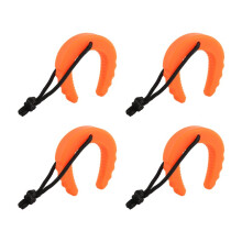 4 Pack First Responder Door Stops,Door Jam for Law Enforcement,Emergency Medical Services,Door Stoppers Wedge Orange