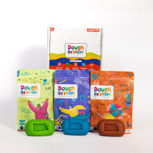 Dough Re'Mom Kit De Moldeado Con Arcilla Para Niños| Actividades Creativas De Arte Y Manualidades |Divertido Con Masas Paquete De 3