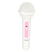 Tragbares Karaoke-Radio mit CD/MP3/USB-Player und Mikrofon, Pink