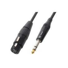 PD Connex Female XLR to 6.3mm Jack Cable 1.5m High Quality DJ Studio