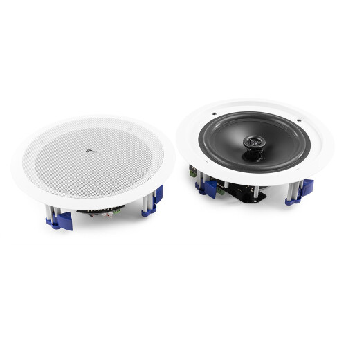 Power Dynamics CSBT80 Bluetooth Amplified Ceiling Speakers 8" 60W 2
