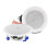 Power Dynamics CSBT80 Bluetooth Amplified Ceiling Speakers 8" 60W 1