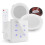 Kitchen and Bathroom Bluetooth Ceiling Speakers - MSLP50 & A50W Wall Amplifier 1