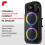 Fenton FT212LED MK2 Portable PA System - 1400W Wireless Speaker with Microphone 2