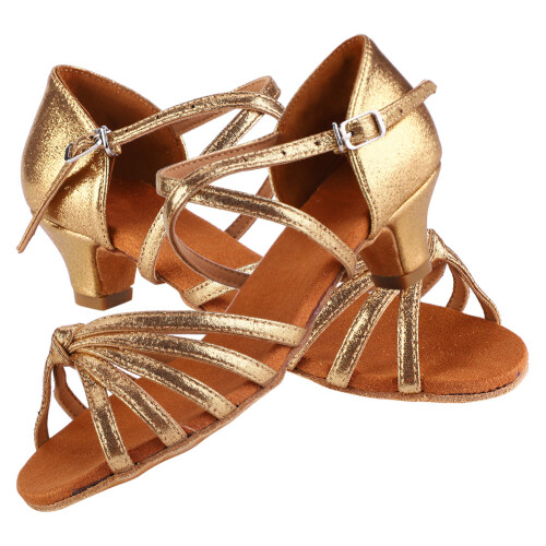 Mädchen Tanzschuhe weiche Sohle Latin Gold 34 2