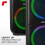 Fenton FT212LED MK2 Portable PA System - 1400W Wireless Speaker with Microphone 6