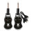 Wireless Electric Guitar Package with Amplifier & Accessories - V Style Black 8