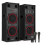 Fenton SPK-210 2x 10" Bluetooth Karaoke Party Speaker System with Microphones 1