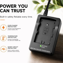 MH-18a Battery Charger for D300,D100,D100SLR,D50,D70,D70S,D700,D90,D80,D300s with US AC Cord, Replacement MH-18