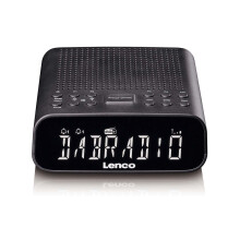 DAB+/FM-Radiowecker mit Bluetooth und dimmbarem LCD-Display